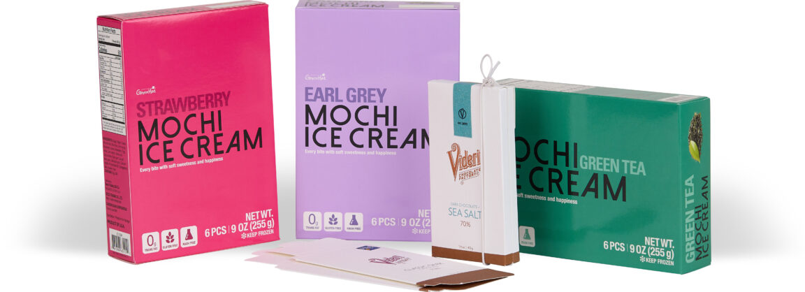 Mochi ice cream packaging